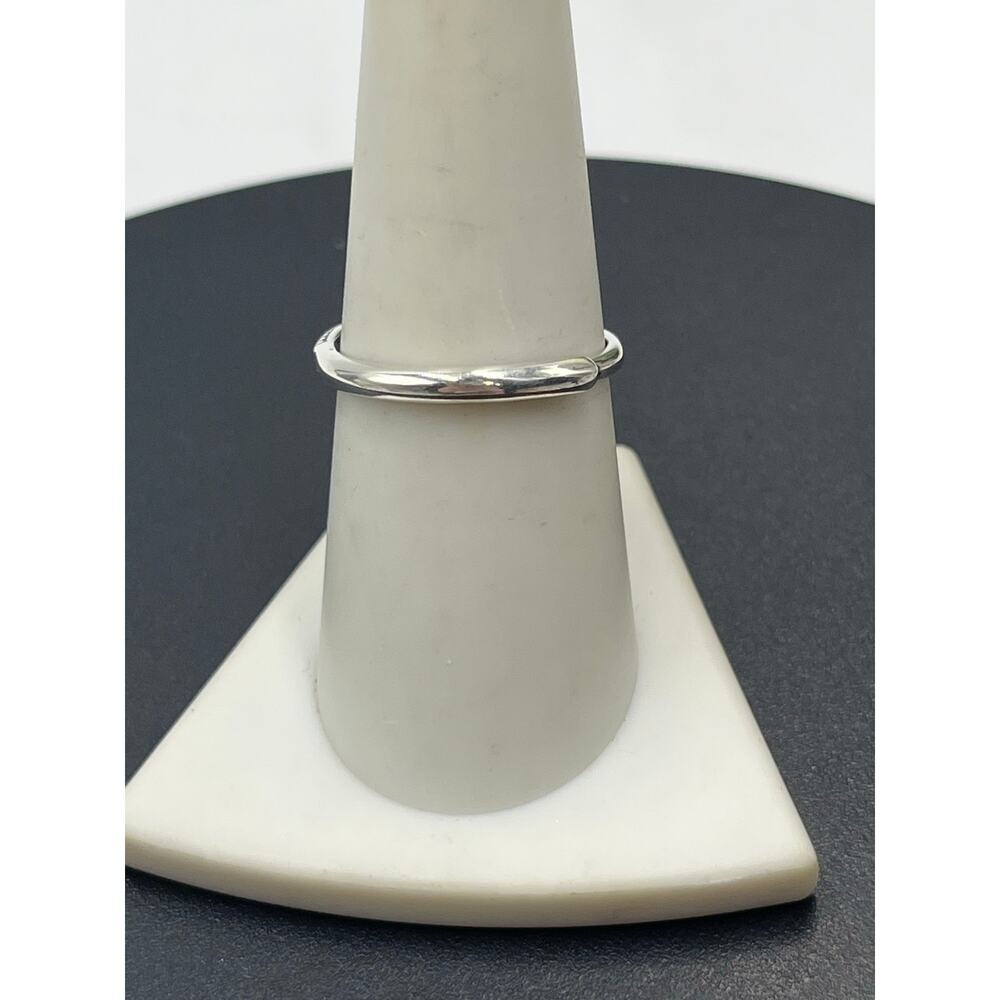 *Sterling Silver 925 Moonstone Oval Cabochon Stars Ring‎ Sz 8.75 Adjustable - Picture 5 of 8
